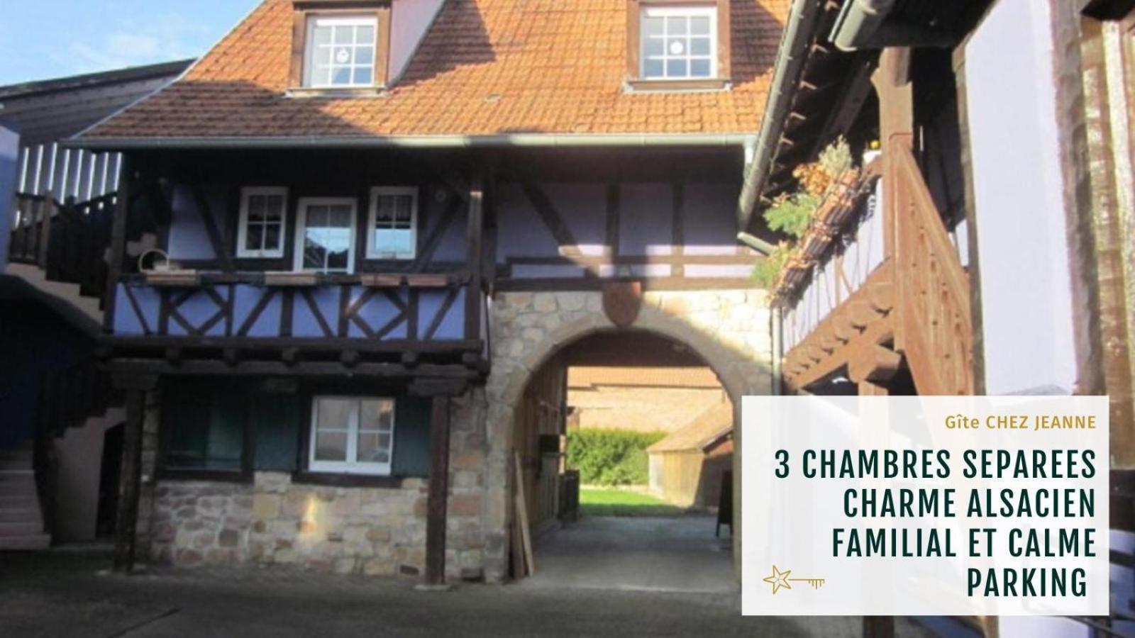 Gite Jeanne Familial - Calme - Parking Ebersheim Zewnętrze zdjęcie